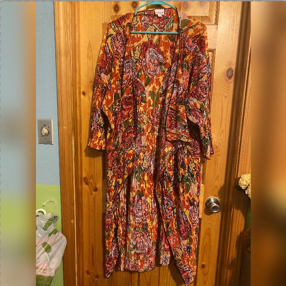 Beach over up kimono floral